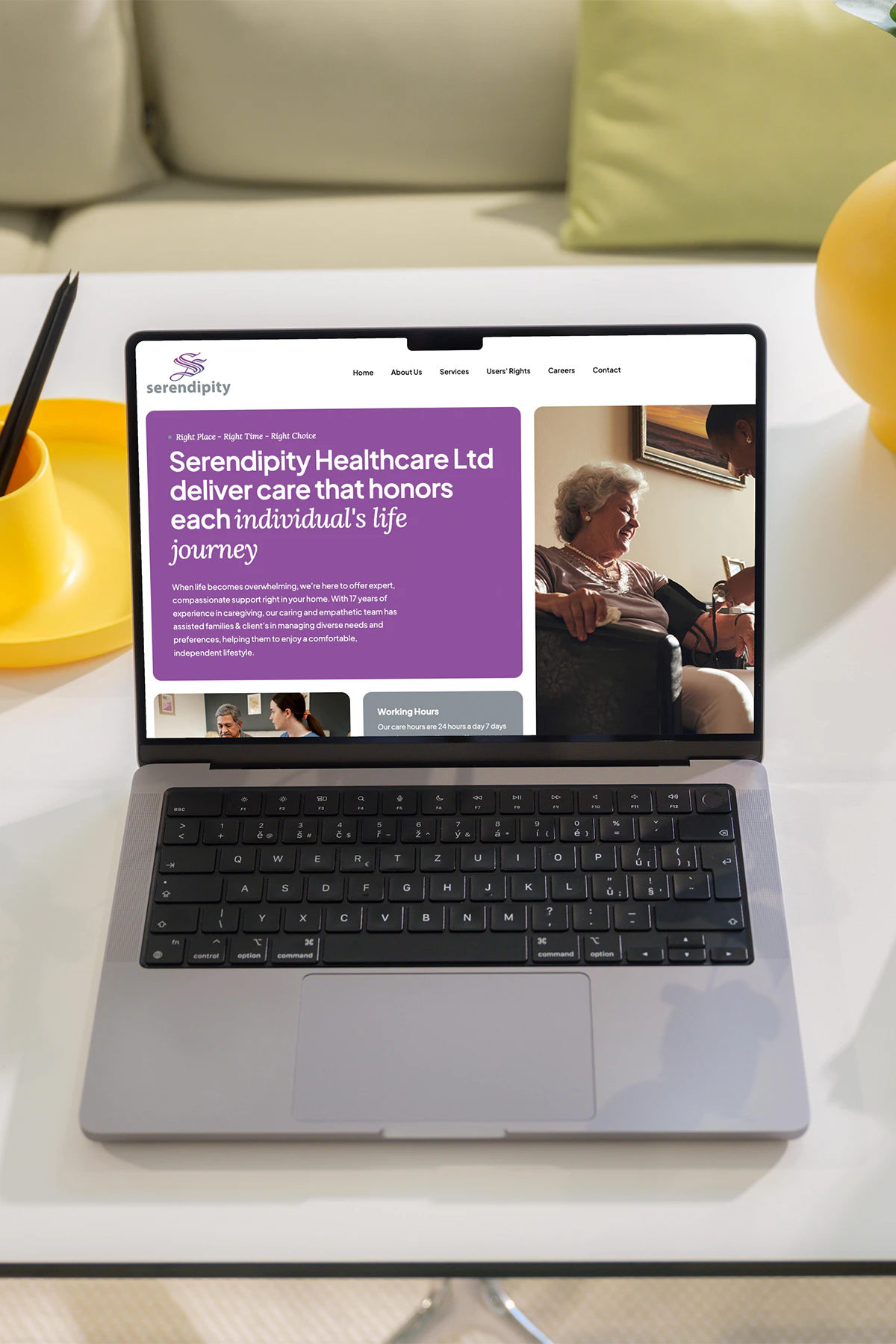 Derbyshire healthcare web design studio